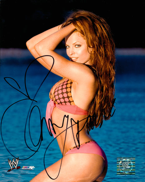 Christy Hemme signed 8x10 Photo *BLACK SHARPIE*