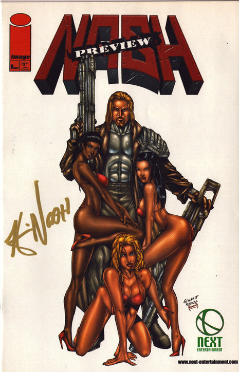 Kevin Nash signed Comic Book *GOLD PAINT*