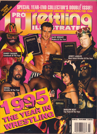 Diesel sIgned Pro Wrestling Illustrated Magazine March 1996