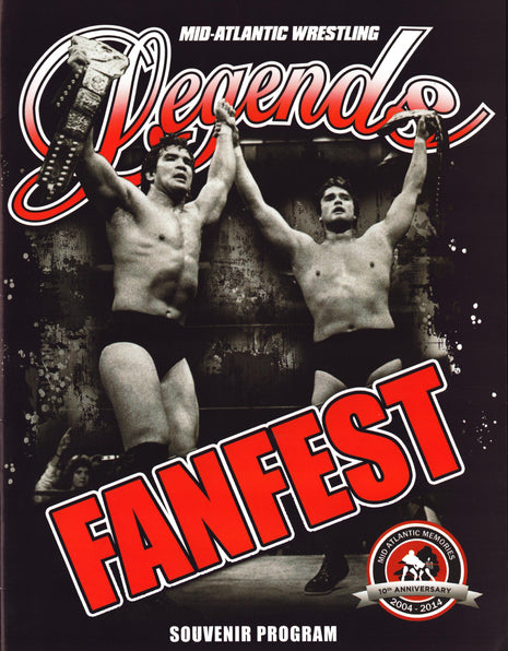 Multi-signed 2014 Mid Atlantic Wrestling Legends Fanfest Program