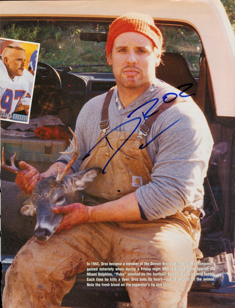 Droz signed Magazine Page