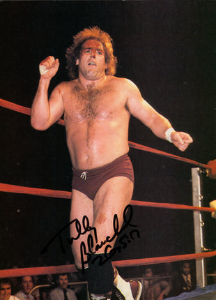 Tully Blanchard signed Magazine Page