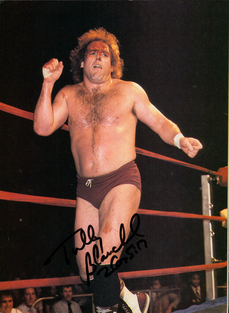 Tully Blanchard signed Magazine Page