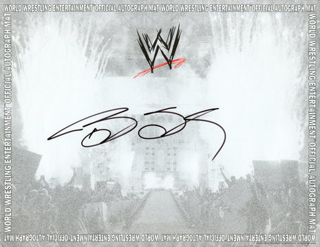 Bill Goldberg signed WWE Placemat