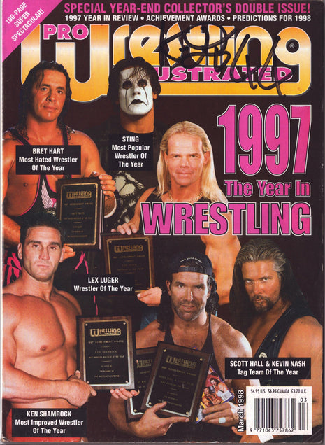 Konnan signed Pro Wrestling Illustrated Magazine March 1998