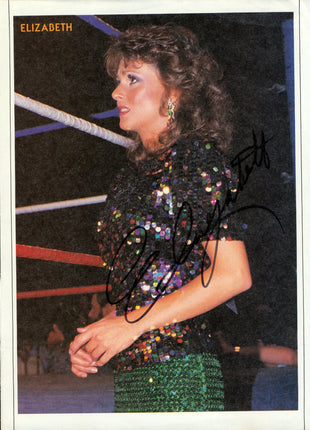 Miss Elizabeth signed Magazine Page
