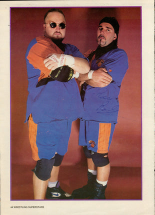 Rocco Rock signed Magazine Page