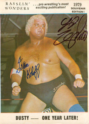 Ivan Koloff & Larry Zbyszko dual signed WWWF MSG Event Program (March 26, 1979)