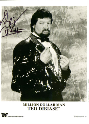 Ted DiBiase signed 8x10 Photo