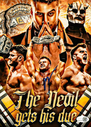 MJF signed 8x10 Photo (w/ JSA)