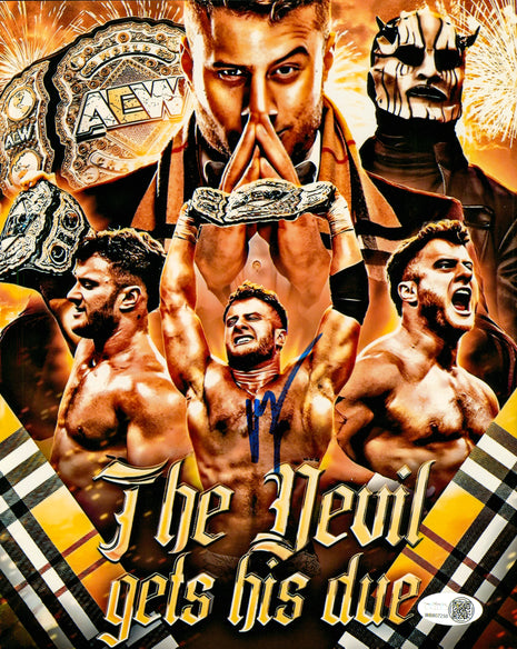 MJF signed 8x10 Photo (w/ JSA)