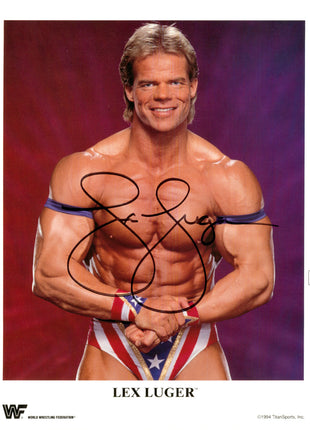 Lex Luger signed 8x10 Photo