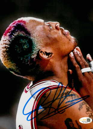 Dennis Rodman signed 8x10 Photo (w/ JSA)