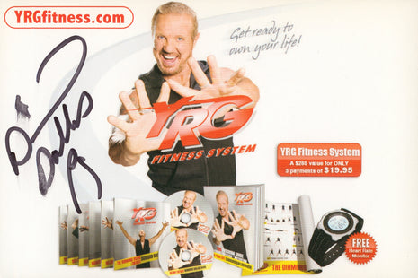 Diamond Dallas Page signed 4x6 YRG Card