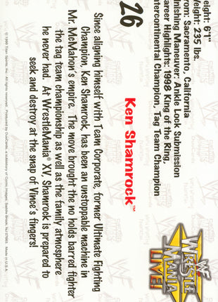 Fotografía de 4x6 firmada por Ken Shamrock