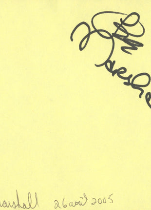 Lee Marshall signed Cut