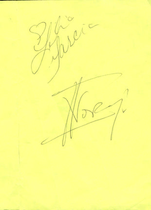 Ivory & Lilian Garcia dual signed Cut