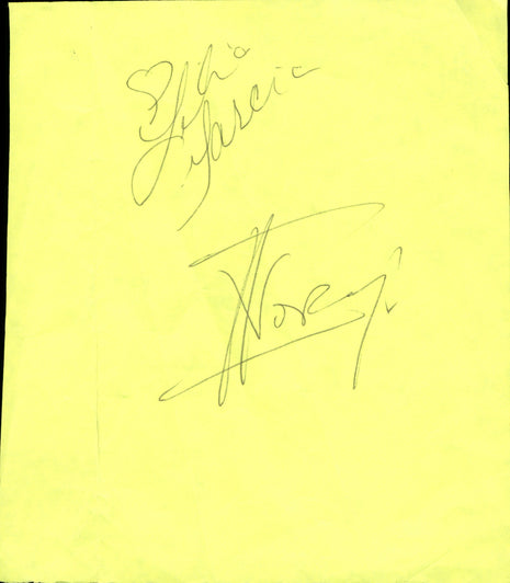 Ivory & Lilian Garcia dual signed Cut