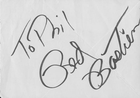 Red Bastien signed Cut