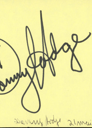 Danny Hodge signed Cut