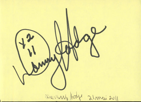 Danny Hodge signed Cut
