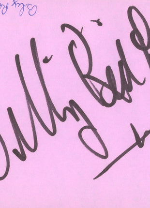 Billy Red Lyons signed Cut