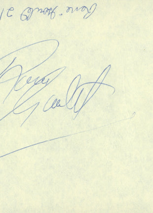 Rene Goulet signed Cut