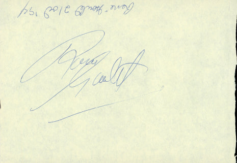 Rene Goulet signed Cut