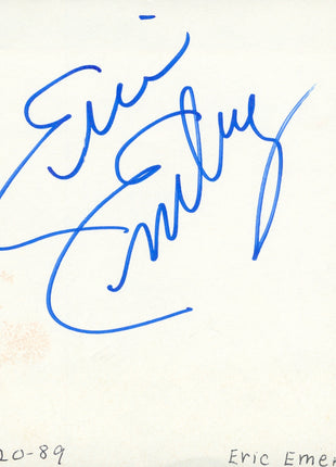 Eric Embry signed Cut (1989)