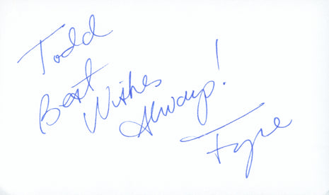 Fyre (Nitro Girls) signed Cut