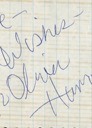 Sir Oliver Humperdink signed Cut