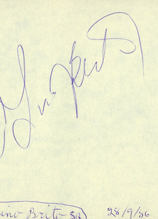 Gino Brito signed Cut