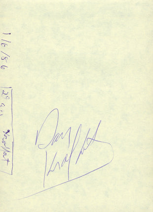 Dan Kroffat signed Cut