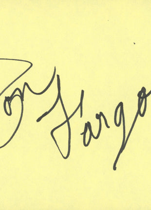 Don Fargo signed Cut