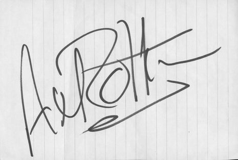 Axl Rotten signed Cut