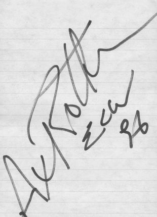 Axl Rotten signed Cut (1996)