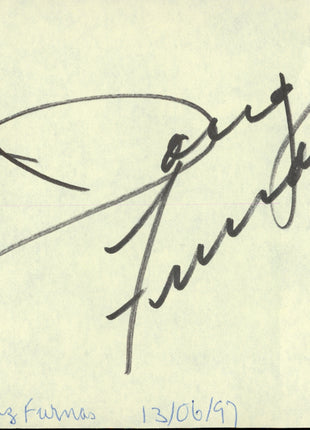 Doug Furnas signed Cut