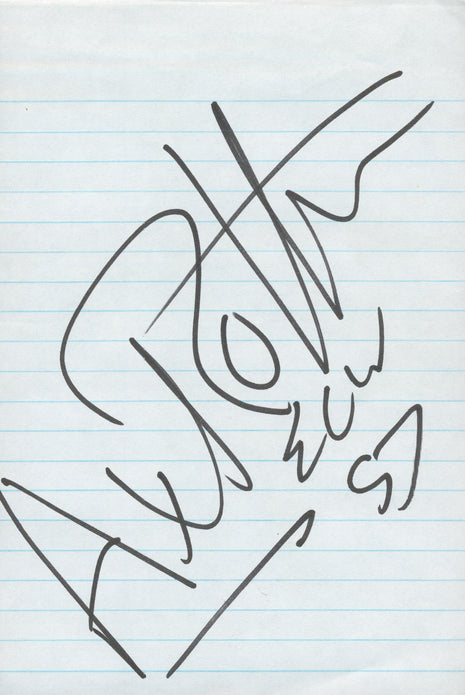 Axl Rotten signed Cut (1997)