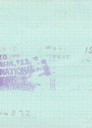 Lou Thesz & Bob Wright dual signed Bank Check