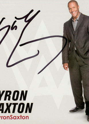 Byron Saxton signed WWE Program Cut
