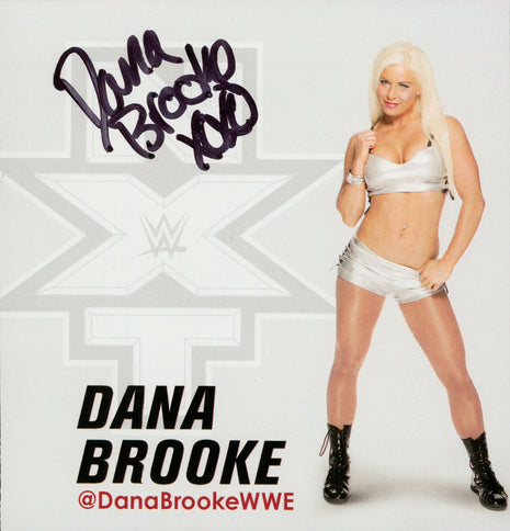 Dana Brooke signed WWE Program Cut