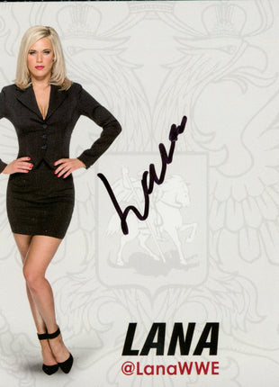 Lana signed WWE Program Cut