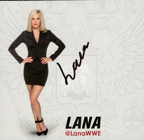Lana signed WWE Program Cut