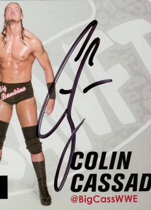 Colin Cassady signed WWE Program Cut