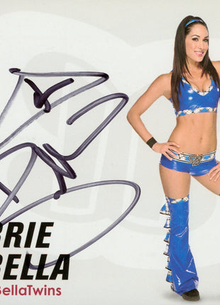 Brie Bella signed WWE Program Cut