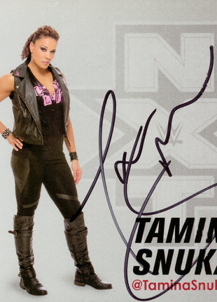 Tamina Snuka signed WWE Program Cut