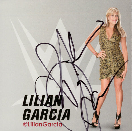 Lilian Garcia signed WWE Program Cut