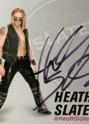 Heath Slater signed WWE Program Cut