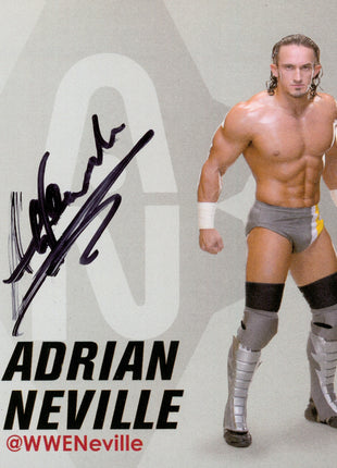 Adrian Neville signed WWE Program Cut