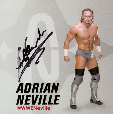 Adrian Neville signed WWE Program Cut
